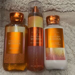 Brand New, Sunshine Mimosa Set, Bath and Body Works